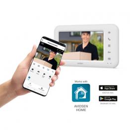 Videocitofono Wi-Fi Connesso Monofamiliare 2 Fili Schermo 7'' Touch screen - Elia Smart