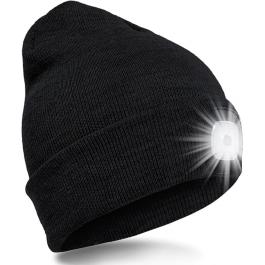 Cappello con luce frontale a LED ricaricabile