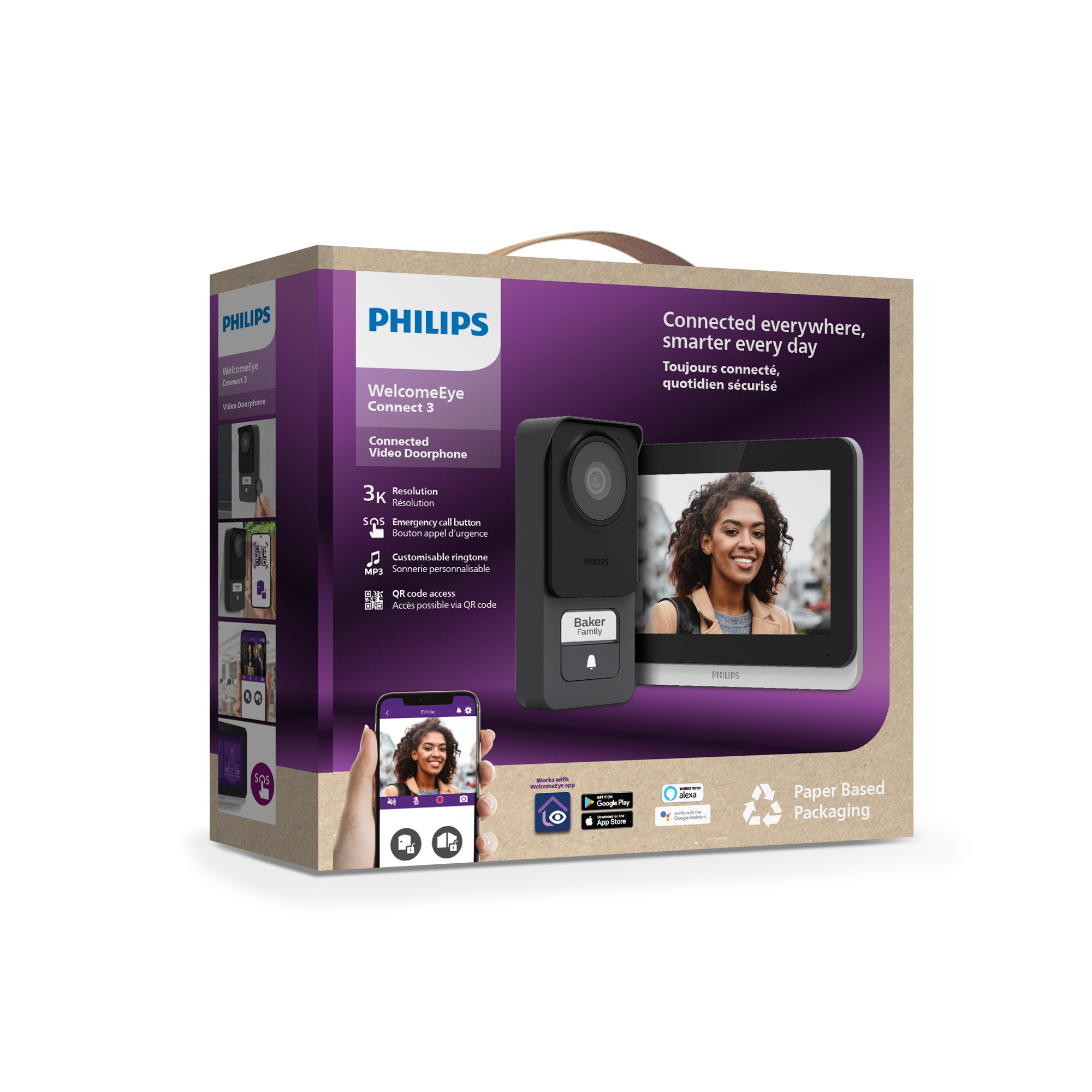 Videocitofono Smart 3K Philips Connect 3K